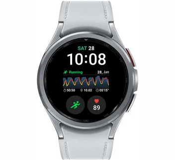 Viedpulkstenis Samsung Galaxy Watch6 Classic 43mm BT Silver [Demo, komplektācijā neietilpst lādētājs]